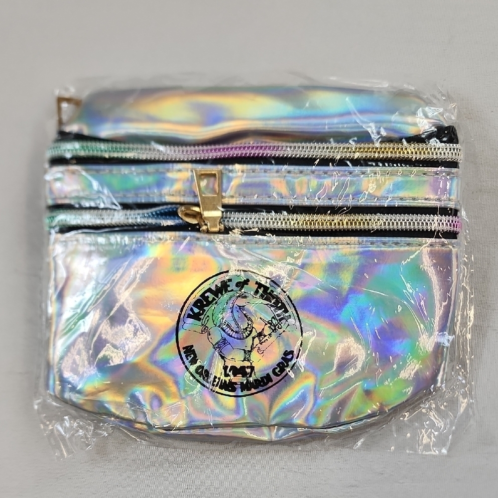 New Orleans Mardi Gras "Krewe Throw" Holographic Waist Bag Festive Cross-Body